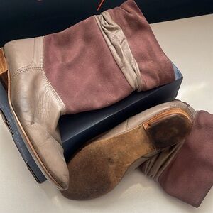 Stylish Kids' Brown and Tan Boots